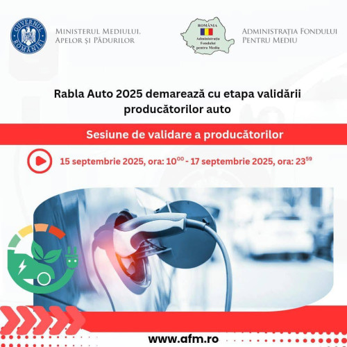 Rabla Auto 2025 intră în etapa de validare și finanțare