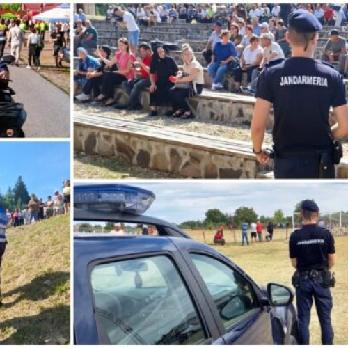 Jandarmi din Vrancea monitorizează weekendul cu mai multe evenimente