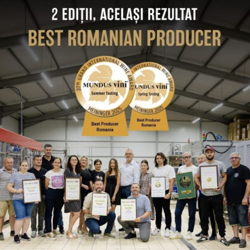 Crame românești se evidențiază la Mundus Vini cu numeroase medalii