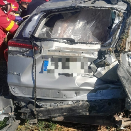 Tânăr decedat și alți răniți într-un accident pe DN 22 lângă Horia