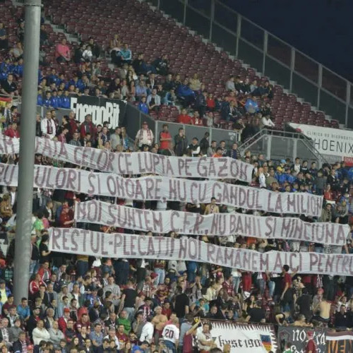 Peluza Vișinie cere suporterilor CFR să susțină echipa și în momentele dificile