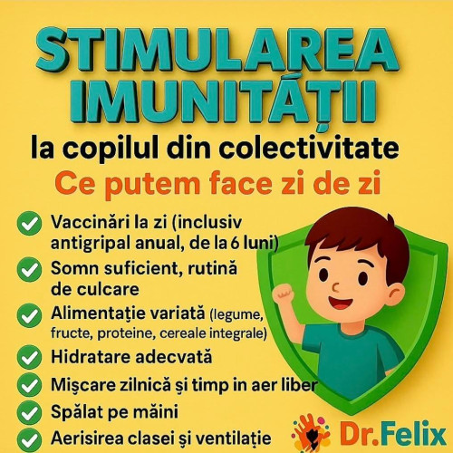 Medicul pediatru din Târgoviște explică importanța alimentației sănătoase pentru imunitatea copiilor