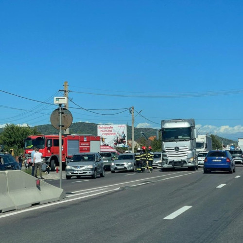 Accident rutier la DN 64 Vâlcea fără victime