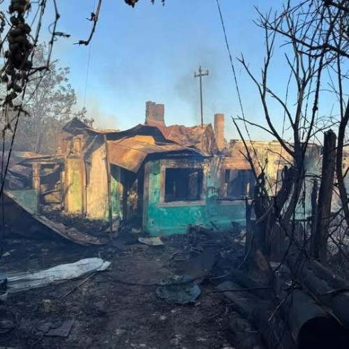 Incendiu devastator în Mehedinți: un bătrân și-a pierdut casa în Higiu