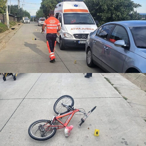 Băiat de 6 ani a murit după ce a fost lovit de mașină în Brusturi, Neamț