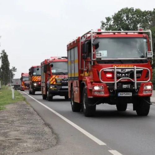Alarmă falsă de incendiu la o casă din Iuriu de Câmpie, județul Cluj