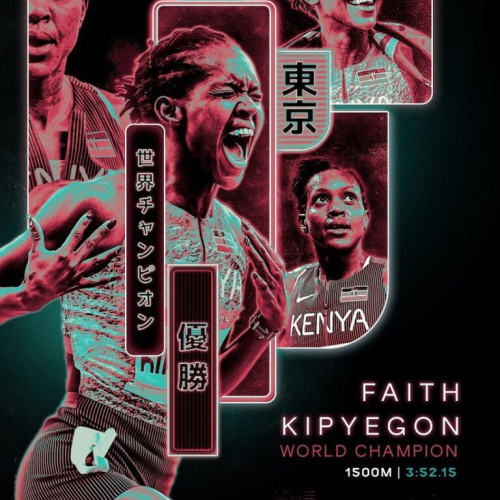 Faith Kipyegon câștigă al patrulea titlu mondial la 1.500 metri la Tokyo