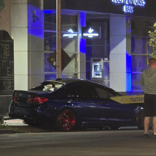 Accident rutier la intersecția bulevardului Mamaia cu strada Ion Rațiu din Constanța