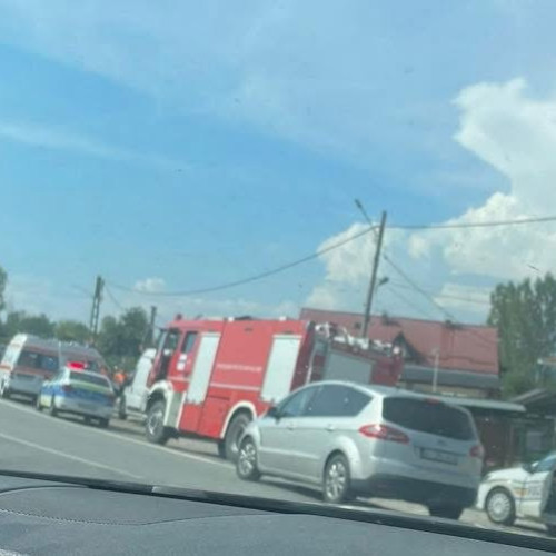 Accident rutier în localitatea Bârsești din Târgu Jiu