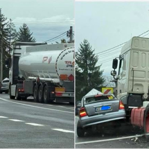 Tragedie pe DN 7 în comuna Bascov după un accident între un autoturism și un camion