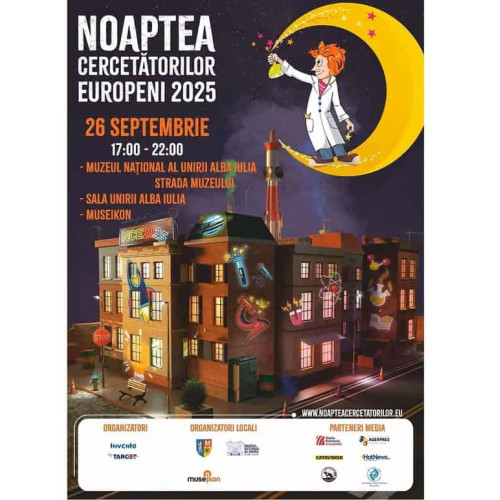 Noaptea cercetătorilor europeni 2025 aduce știința aproape de public în Alba Iulia