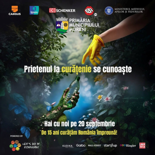 Moreni se alătură Zilei de Curățenie Naționale printr-o acțiune de amploare