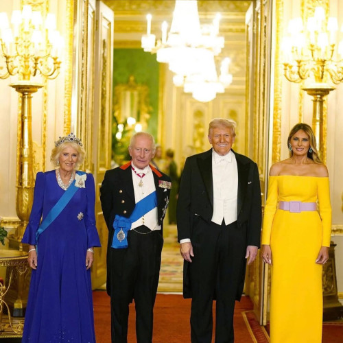 Donald Trump, primit cu fast la Castelul Windsor în a doua vizită oficială