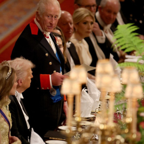 Regele Charles cere sprijin american pentru Ucraina în discursul de la banchetul de stat