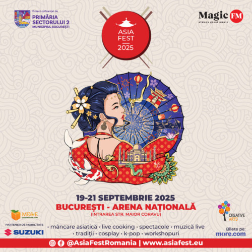 Asia Fest 2025 aduce cultura și gastronomia asiatică în curtea Arenei Naționale