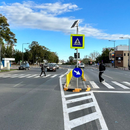 Un nou scuar median îmbunătățește siguranța pietonilor pe bulevardul Alexandru Lăpușneanu