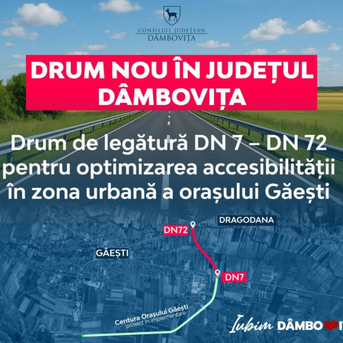 Consiliul Județean Dâmbovița aprobă un drum nou în zona urbană a orașului Găești