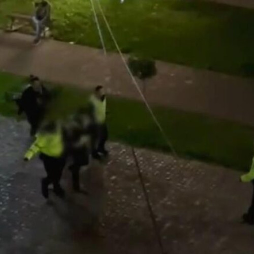 Scandal în fața unui supermarket din Târgu Ocna: doi tineri amendați