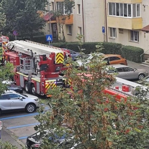 Explozie urmată de incendiu într-un apartament din Brașov