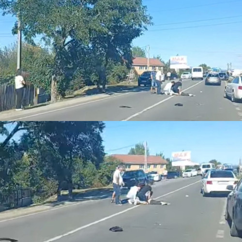 Accident grav pe Calea Severinului din Slobozia, bărbat găsit inconștient pe carosabil
