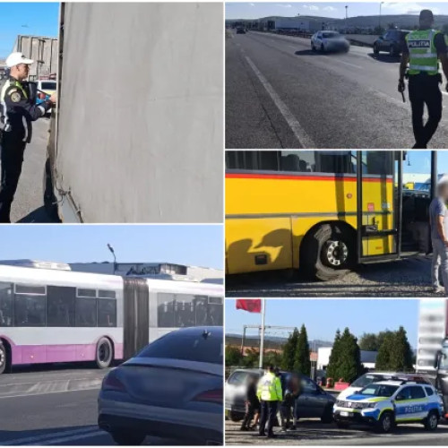 Acțiune pentru siguranța pasagerilor în transportul public din Sânnicoară