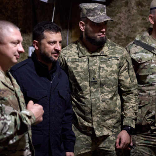 Zelenski vizitează soldații ucraineni din regiunea Donețk și raportează progrese în ofensiva contra trupelor ruse