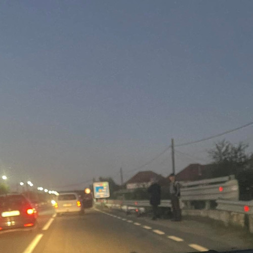 Biciclist lovit de o mașină în satul Iași de Gorj