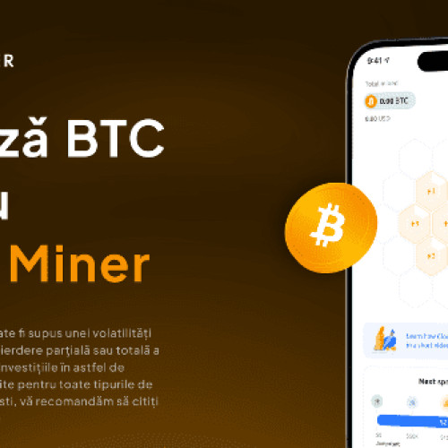 YouHodler lansează Cloud Miner, o soluție simplificată pentru mineritul de Bitcoin