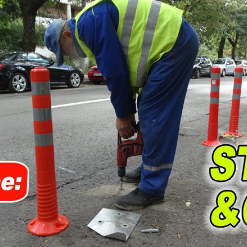 Municipalitatea amenajează culoarul Stop&Go pe strada Spiru Haret pentru fluidizarea traficului