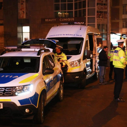 Un autoturism blocat în trafic a provocat intervenția poliției în Gorj