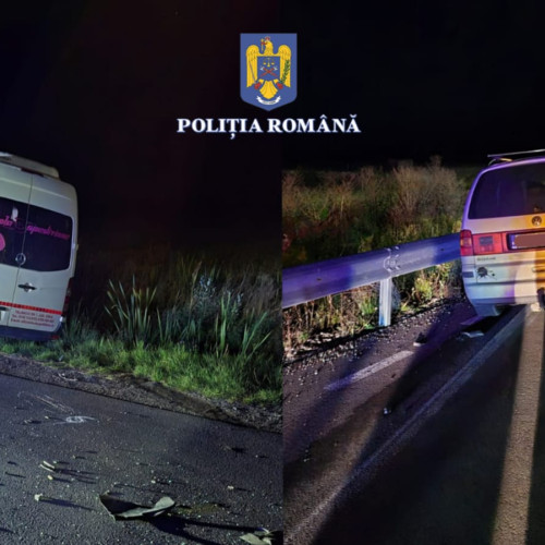 Șofer beat din Beclean, arestat după un accident rutier în Ucea de Sus