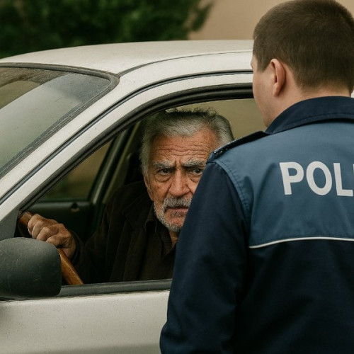 Bărbat din Pecica prins conducând deși avea permisul suspendat la 75 de ani