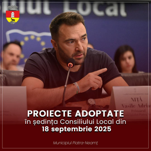 Primarul din Piatra Neamț anunță proiecte pentru un oraș modern și atractiv