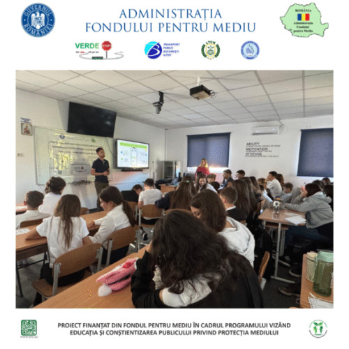 Proiectul „Verde Stop!” ajunge la elevii din Snagov cu lecții despre mobilitatea verde