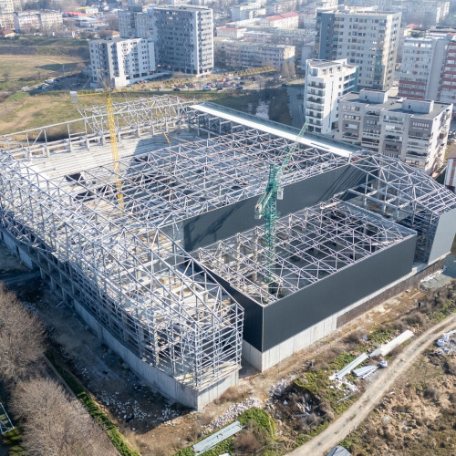 Lucrările la Sala Polivalentă din Constanța, suspendate din cauza problemelor financiare și administrative