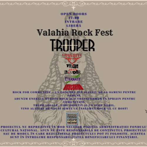 Valahia Rock Fest debutează la Pucioasa cu trupe rock și intrare liberă