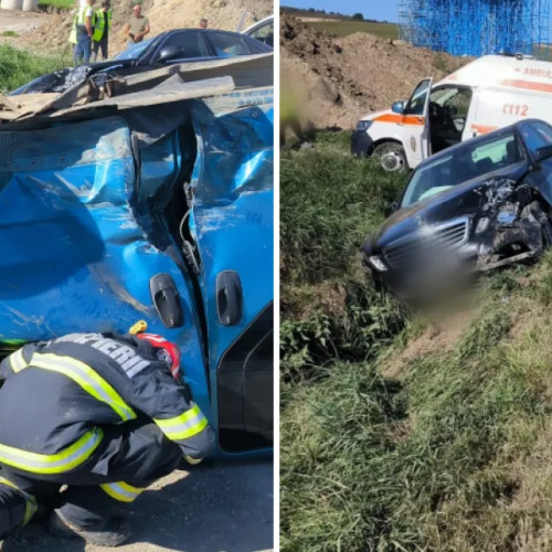 Accident pe DN1F între Zalău și Cluj-Napoca: două mașini implicate într-o coliziune
