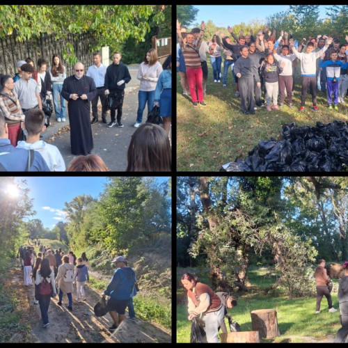 Activitate de curățenie la Târgoviște de Ziua Mondială a Curățeniei