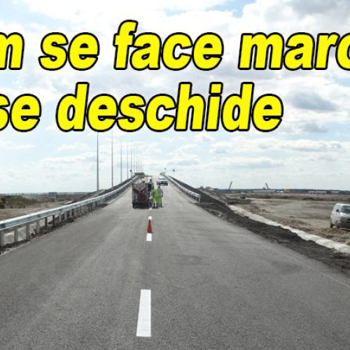 Se pregătește deschiderea podului de pe Șoseaua Spătarului peste autostrada A7