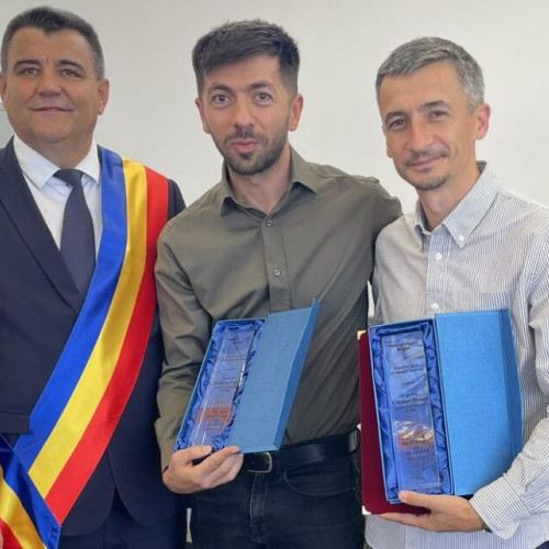 Mircea Popa și Cristian Ilișuan, cetățeni de onoare ai orașului Beclean