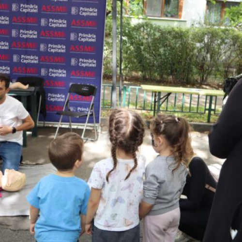 Atelier de prim ajutor organizat în sectorul 2 cu ocazia Zilelor Bucureștiului