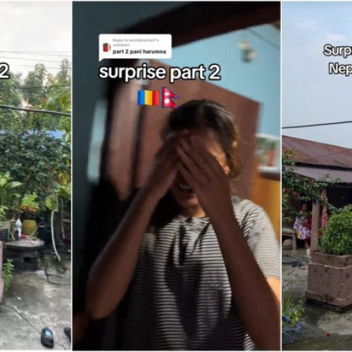 Bărbat din Nepal, revenit din România după patru ani, a emoționat internetul