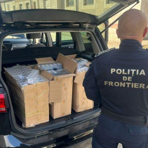 30.000 de țigarete fără timbru, descoperite în Botoșani într-un autoturism