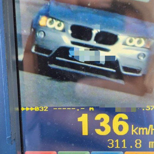 Șofer prins circulând cu viteză excesivă pe DN 67