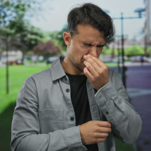 Bărbat cu trahee ruptă după ce și-a suprimat strănutul