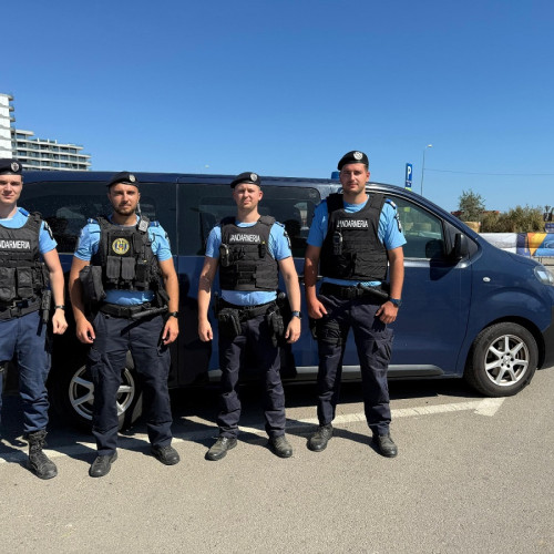 Jandarmeria Constanța a asigurat siguranța în zone aglomerate prin acțiuni concertate