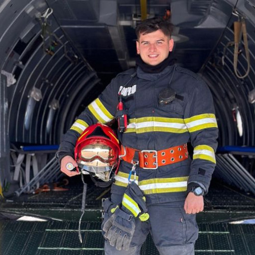 Pompier din Bacău intervine prompt la accident rutier în Moinești