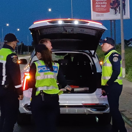 Acțiuni preventive ale poliției în Botoșani, Darabani și Hlipiceni