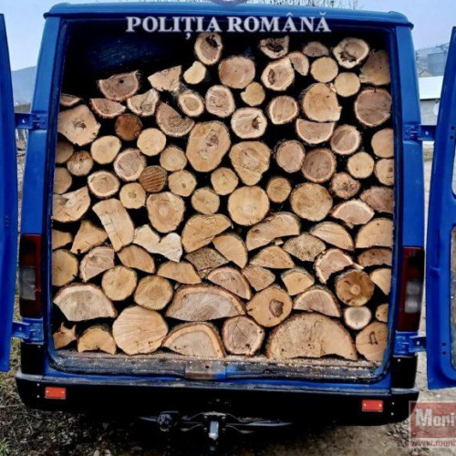 Poliția botoșăneană a confiscat cinci metri cubi de lemn transportați ilegal