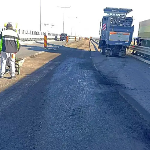 Lucrări de remediere pe A7, varianta ocolitoare Bacău, între km 5+400 și 5+700